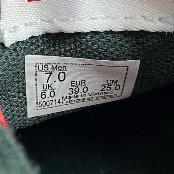 Vans Skate Era Scarab Military Men's Skate Boarding Shoes Size 7 Green - Picture 7 of 11